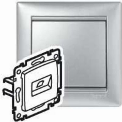 Valena Gniazdo 2Xrj45 Aluminium Produkt Wycofany LEGRAND (770245)